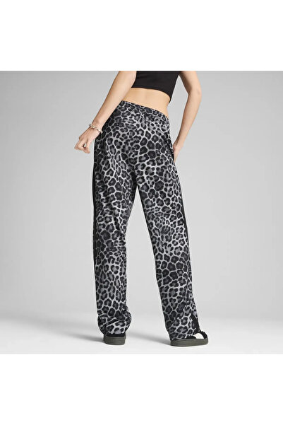 Puma T7 AOP Straight Pants Siyah Kadın Eşofman Altı