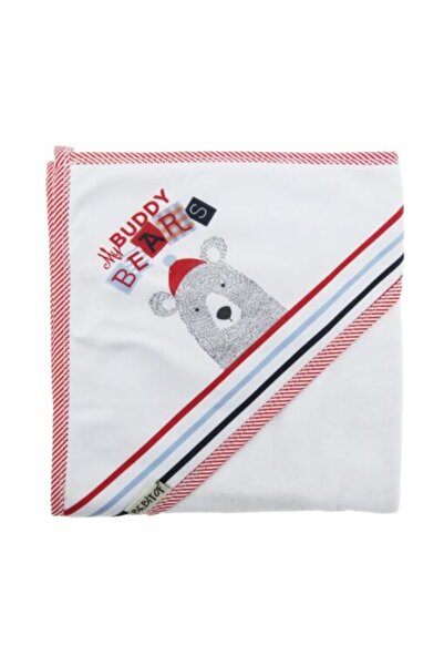 Bebitof Prosop cu gluga Ursulet rosu 90×80 cm