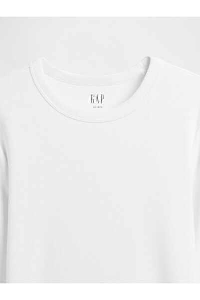 GAP Kadın Beyaz Modern Shrunken T-Shirt