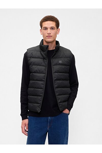 GAP Erkek Siyah Relaxed ColdControl Şişme Yelek