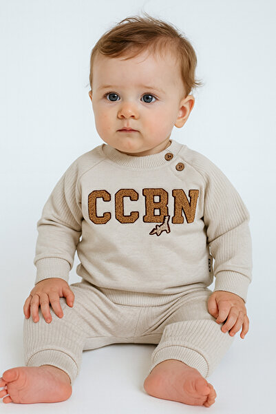 AKİ MODA KİDS Baby Boy Bottom Top Cotton Baby Suit