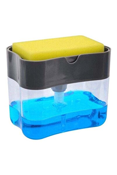 Generic حامل موزع منظف ومضخة صابون 2 في 1 متعدد الألوان - سم