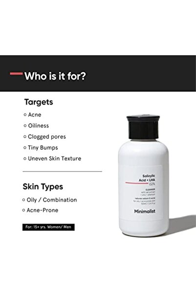 Minimalist 2% Salicylic Acid Face Wash for Oily, Acne Prone Skin (100 ml)