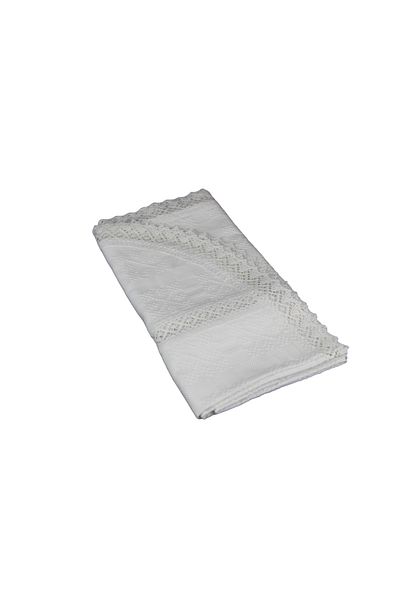 Nicoratex Oval White Tablecloth 110×60 cm