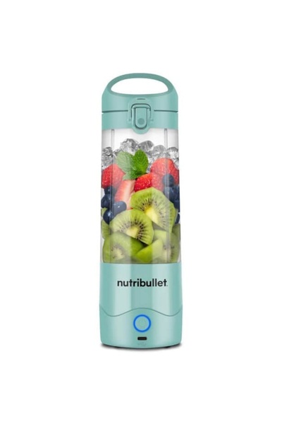 Nutribullet NBP003LBL portable blender, 475 ml cup, USB-C, Turquoise
