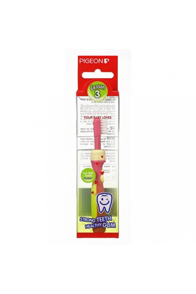 Pigeon 10111 Training Toothbrush L-3, Pink