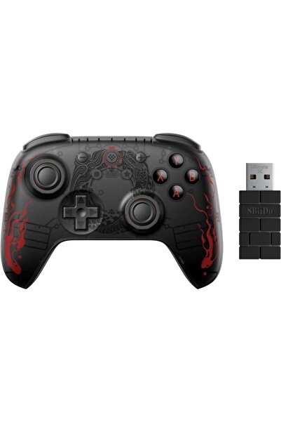 8Bitdo Ultimate 2C Kablosuz 2.4G Oyun Kolu PC Android Hall Effect Joystick Black Myth Wukong