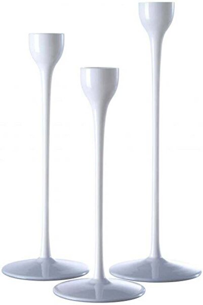 Generic 3-Piece Blomster Candle Holder Set White