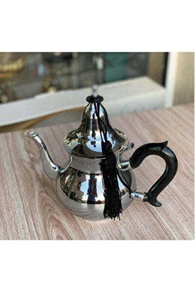 Generic Plain Moroccan Meknes Brass Kettle, Made in India, Stainless Steel, Comfortable Handle & Precision P