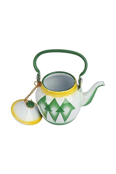 Generic Abriq Ghazzar Alloy Tea Pot Green/White