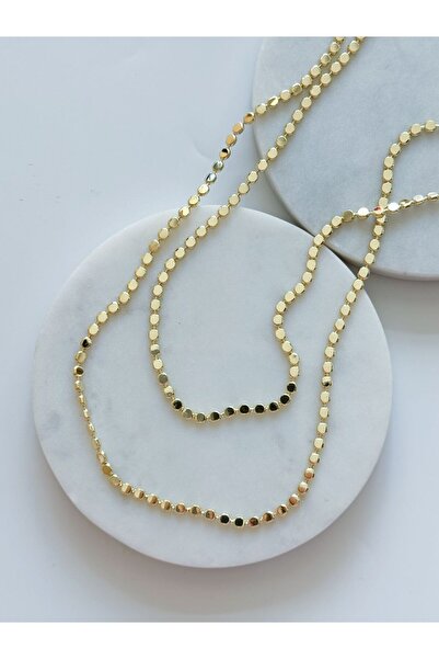 CHARMLUCKY ÖZEL SERİ DÖRTGEN ZİNCİR UZUN KOLYE