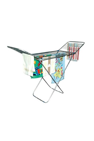 ROYALFORD مجفف ملابس حمام من الألومنيوم أسود 128 × 55 سم