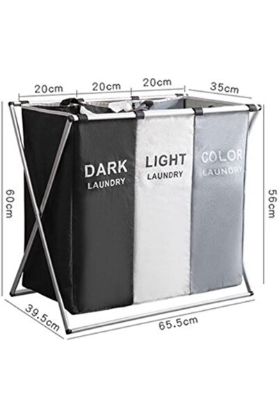 Türkiye Dirty Clothes Basket, Large Capacity Dirty Laundry Basket, Foldable Bucket Dirty Clothes Oxford Fabr