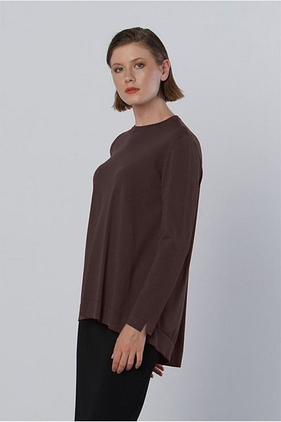 Nuss 902 Balloon Sleeve Mercerized Tunic