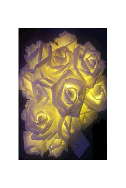 Generic سلسلة أضواء LED على شكل زهرة، مكونة من 10 قطع