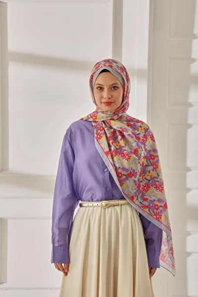 Silk Home Patterned Soft Shawl 70019-01