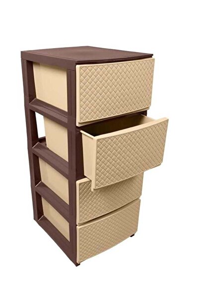 Arma خزانة ذات 4 أدراج متعددة الألوان 42×34×83 سم