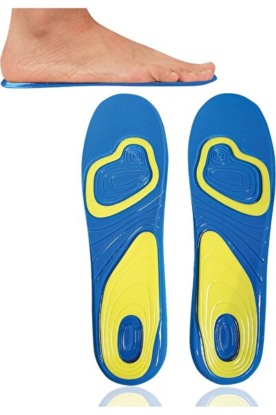 zola Set 2 branturi cu gel activ, marime 42-46, flexibile, silicon poliuretanic moale, albastre