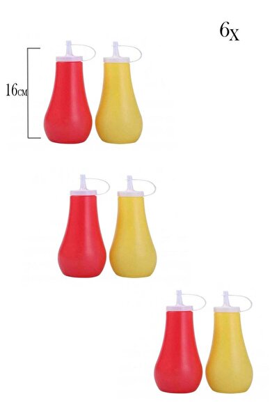 Arma مجموعة من 6 علب لاستخدامات مختلفة مثل الكاتشب والفلفل الحار والمايونيز والصلصة وغيرها