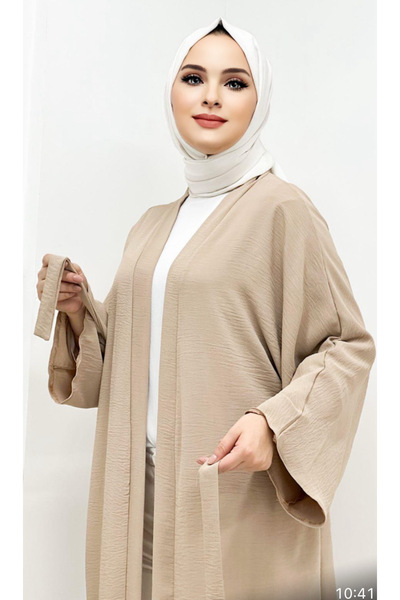 CNG MODA Hijab Sports Belted Kimono