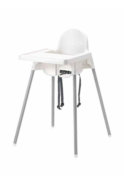 Generic كرسي طعام مرتفع متعدد الوظائف للأطفال مع حزام أمان وصينية طعام