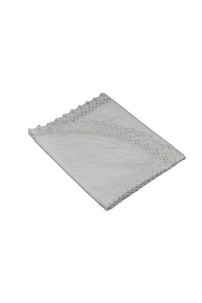 Nicoratex White Oval Tablecloth 110×50 cm