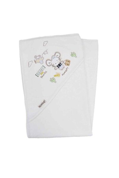 Bebitof Bath Towel with Hood Mouse Blue 87×90 cm