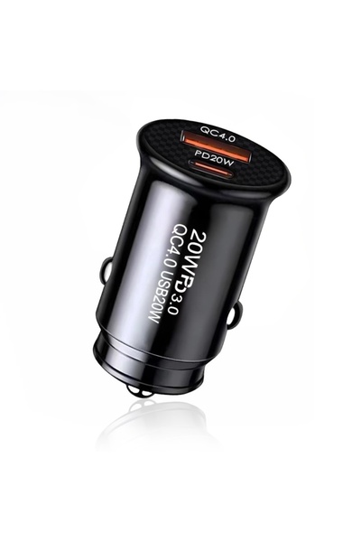 SKYDDAR INNOVATION Încărcător auto cu încărcare rapidă PD20W, QC 4.0, Tip-C, ...