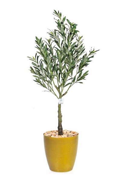 co arma Artificial olive tree with plastic stand, 130 cm high