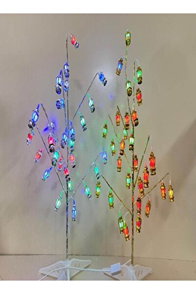 Arma شجرة مضيئة بفوانيس رمضان بألوان LED متحركة