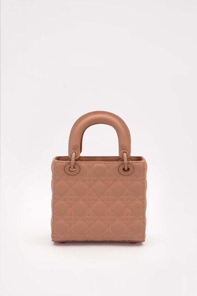 Levidor Pink Square Accessory Detailed Handbag
