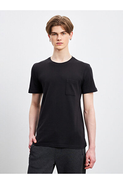 LC Waikiki Tricou pentru bărbați cu buzunare simple, cu guler Zero Roba, din ...