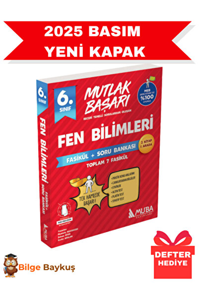 Muba Yayınları Mutlak Başarı 6. Sınıf Fen Bilimleri Fasikül + Soru Bankası 20...