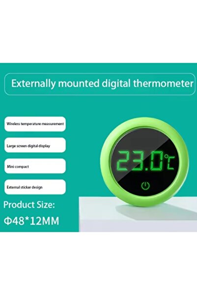 TechStore Kendinden Yapışkanlı LCD Dijital Akvaryum Termometre