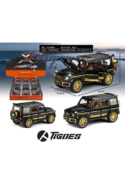 Online Büyük Boy 22 Cm Çakar Sesli Işıklı Çek Bırak Jeep Tüm Kapıları Bagajı Kaputu Açılabilir Araba