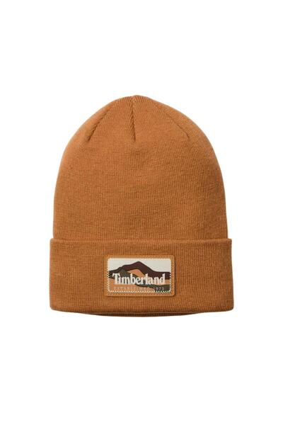 Timberland B0A663T2311-R Mountain Patch Beanie Men's Coffee