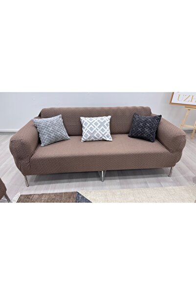 uzhanem 3+3+1+1 Set de huse de scaun jacquard elastice, elastice, lavabile, flexibile – husă de scaun cu model de cărămidă