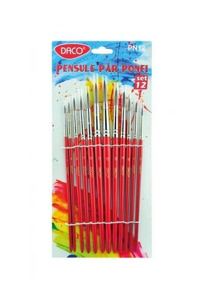 Daco Pony hair brush set 12 PN12