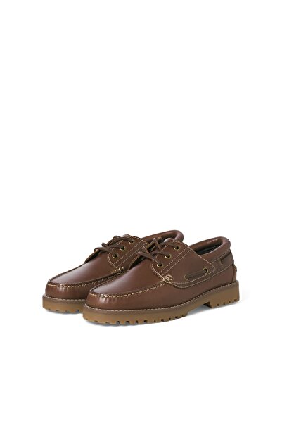 Jack & Jones Jfwbrooklyn Leather Boat Shoe Ln