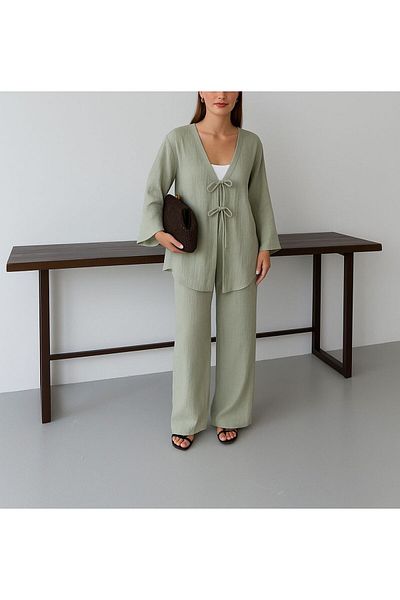 Patreon Women's 100% Cotton Muslin Trousers