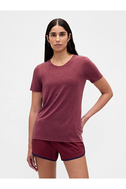 GAP Kadın Bordo GapFit Breathe T-Shirt