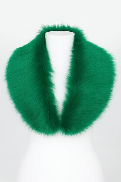 KürkZone Guler de blană detașabil, portabil