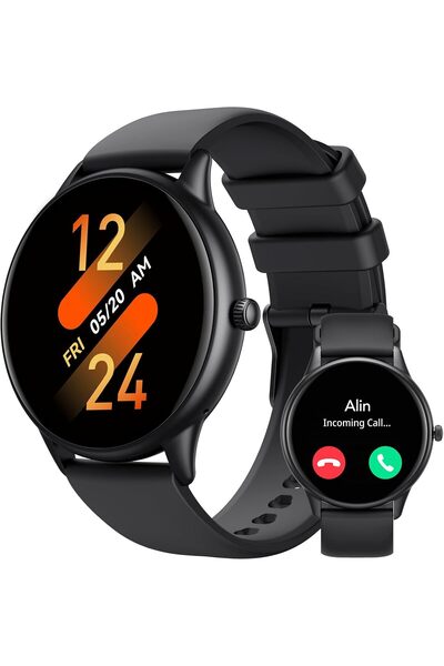 AGPTEK Smart Watch Answer/Make Call, 1.32” Smartwatches for Men Women Android iOS with 100+ Sport