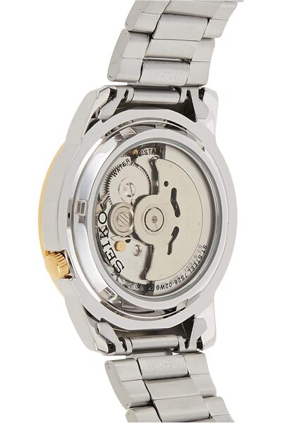 Seiko Men's 5 Automatic Watch With Analog Display And Stainless Steel Strap SNKE54
