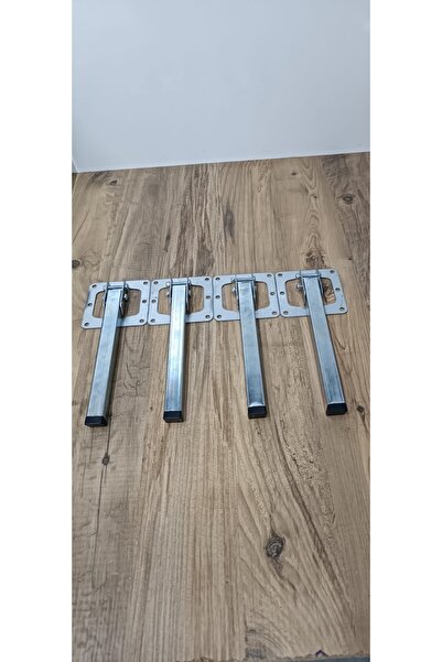 HAMADEX 30 cm 4 Adet Katlanır Metal Sofra Ayağı Masa Ayağı Yer Sofrası Ayağı