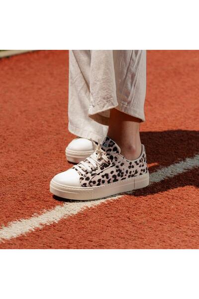 TTopuk POPLAR KADIN KETEN SPOR AYAKKABI