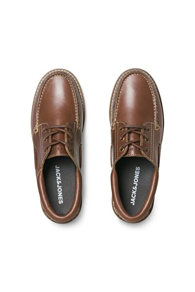 Jack & Jones Jfwbrooklyn Leather Boat Shoe Ln
