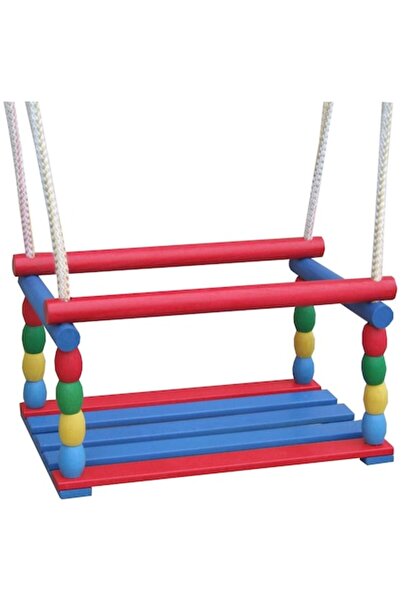 Dohany Leagăn colorat din lemn cu frânghie -