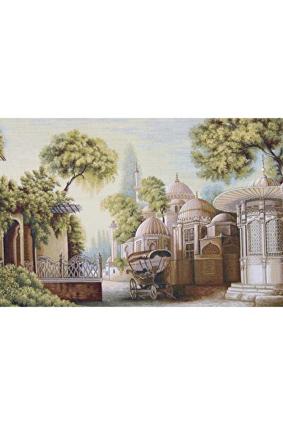 Believe EYÜP SULTAN DOKUMA GOBLEN DEKORATİF ÇERÇEVESİZ PANO TABLO 70*140