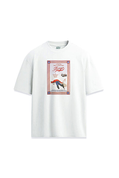 Darkia تي شيرت مريح مطبوع بتصميم مخصص لملصق فيلم فارجو للجنسين